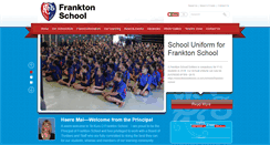 Desktop Screenshot of franktonschool.ac.nz